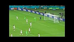 خلاصه بازی آلمان الجزایر  آلمان 2 الجزایر 1