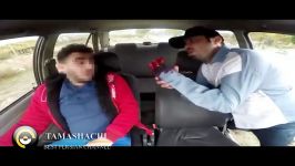 دوربین مخفی راننده تاکسی پسر خلاق ایرانی در سطح شهر