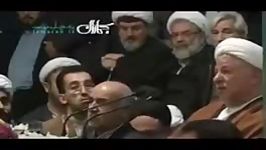تاکید امام خمینی به رهبری آقای خامنه ای زبان هاشمی
