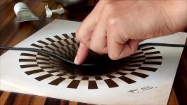 Drawing 3D Hole  Amazing optical illusion