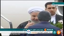 سخنرانی دکتر روحانی در فرودگاه کلاله