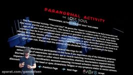 بازی ترسناک paranormal activity در واقعیت مجازی