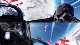 360° cockpit view  Fighter Jet  Patrouille Suisse  Virtual Reality