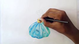 drawing A perfume bottle  Prismacolor pencils