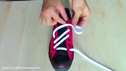 مدل بستن بند کفش اسپرت جدید