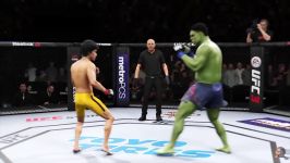 BRUCE LEE VS HULK 2K18 UNBELIEVABLE WAR  EA Sports UFC 3