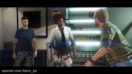 تریلر بازی grand theft auto v online معرفی بخش heists