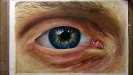 Speed Drawing Drawing A Realistic Eye In Coloured Pencil