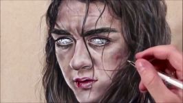 Drawing Arya Stark  Game Of Thrones