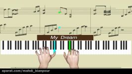 پیانو آهنگ زیبای رویای من Learn Piano Song My Dream آموزش پیانو ایرانی کلاسیک