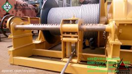 وینچ کشنده برقی سیم بکسل جهت اجسام فوق سنگین ساخت کمپانی هوچز فرانسه
