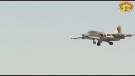 پرواز جنگده های سوخوی 25 روسیه بر فراز اسمان عراق