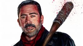 The Walking Dead Drawing Negan Jeffrey Dean Morgan ☠