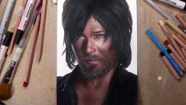 Drawing Daryl Dixon Norman Reedus The Walking Dead