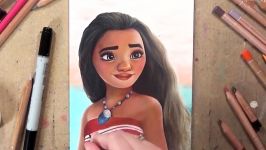 MOANA Drawing Princess Moana Grown Up