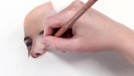 HOW TO DRAW Realistic Skin With Coloured Pencils Part 2