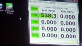 Samsung SSD 840 Evo Benchmark mit Crystal Diskmark