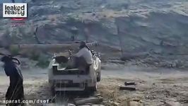 لحظه هدف قرار گرفتن نیروهای انصارالله یمن توسط مزدوران سعودی
