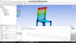 Ansys workbench Chair Structural Analysis