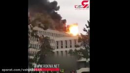 لحظه انفجار مهیب در دانشگاه لیون فرانسه + عکس فیلم