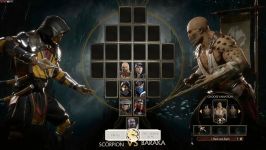 MORTAL KOMBAT 11  Scorpion vs Baraka Gameplay Fatal Blow