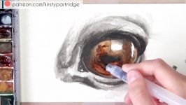 How to Paint a Horses Eye  Watercolour Painting Tutorial