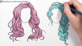 How to Draw Hair for Beginners  Drawing Tutorial Step by Step