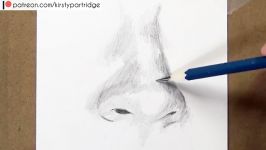 How to Draw a Nose and Mouth with Graphite Pencils  Realistic Drawing Tutorial