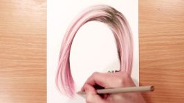 How to Draw ANY Hair Colour  Drawing Hair in Coloured Pencil Tutorial