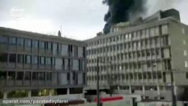 آتش‌سوزی انفجار مهیب در دانشگاه لیون فرانسه