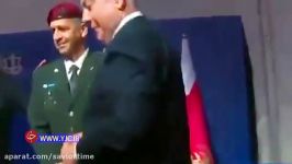 سوتی شرم آور نتانیابو هنگام اعطاء درجه به رئیس ستاد ارتش رژیم منحوس صهیونیستی