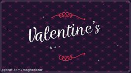 پروژه افترافکت نمایش عناوین ولنتاین Valentines Day II