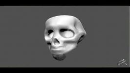 Fun Sculpt  Skull Head With Mouse In ZBrush By H13