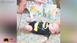 Funny Daddy Teaching Baby  Cute Baby Video