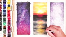 3 EASY WATERCOLOR PAINTINGS FOR BEGINNERS