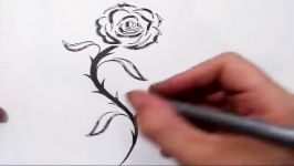 Rose Tattoos  Drawing a Cool Tribal Tattoo Design