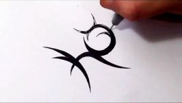 Zodiac Tattoos  Drawing Pisces and Taurus Signs Combined  Tribal Design