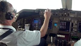 Boeing 747 400 Cockpit Startup Take Off from Campinas Brasil