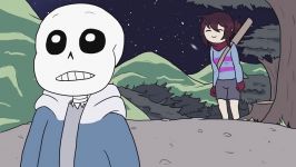 Undertale Sans and Frisk