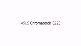 Travel lighter work faster  Chromebook C223  ASUS