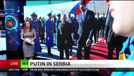 Putin in Serbia NATO church and Balkans politics