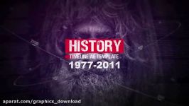 دانلود پروژه آماده افتر افکت اسلایدشو تاریخی  History Timeline Slideshow