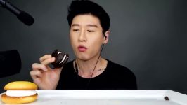 ASMR WHOOPIE PIES No Talking Soft Eating Sounds  Zach Choi ASMR