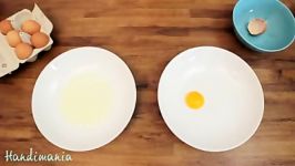 چگونه زرده تخم مرغ را در زمان54 ثانیه سفیده جدا کنیم