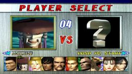 character select بازی تیکن 2