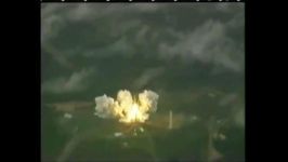انفجار وحشتناک موشک  5 انفجار موشک فضایی