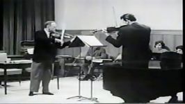 J.S. Bach Concerto for 2 Violins Allegro III.  Jascha Heifetz and Erick Friedm