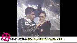 حرکات همجنسگرایانه شهاب مظفری محسن ابراهیم زاده در کنسرت