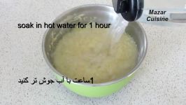کباب کوبیده ایرانی در تابه همرا برنج آبکش زعفرانی