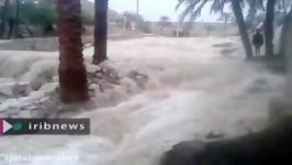 جاری شدن سیلاب در بخش فین بندرعباس؛ امروز